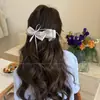 Pinza para el pelo de plátano brillante extra grande con volantes para mujer, hace que la cara parezca más pequeña, pinza de tiburón de alta gama para cabello grueso
