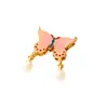 Colgante de Mariposa Azul para Quemar Aceite Chapado en Oro Plata 925 Accesorios para Colgantes de Pulsera y Collar Material Tejido a Mano Accesorios