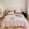 Bebé terciopelo simple funda de edredón individual sábana funda de almohada doble cara engrosado cálido terciopelo de leche invierno producto único ropa de cama cálida