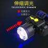 Pesca transfronteriza cabeza especial con carga faro inductional para pesca nocturna luz blanca faro rojo luz fuerte apicultura al aire libre