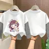 Camiseta básica de algodón puro linda para niños, camiseta de manga larga para niñas, top estiloso para niños mayores, estilo primavera y otoño 2026, imitación de dos piezas