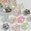 Cuentas de Resina Chapada Estrella Ópalo Arcoíris Luna Fría Dingyi Con Agujero Pasante Materiales para Joyería Hecha a Mano DIY Accesorios para Pulseras