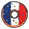 Nova Bandeira Nacional Donut Sapato Flor Criativo Desenho Animado Transfronteiriço PVC Acessórios para Sapatos Tamancos de Alta Qualidade Acessórios