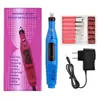 Polidor de Unhas Elétrico Transfronteiriço Recarregável por USB Portátil Caneta Polidora de Unhas Ferramenta de Manicure Portátil para Polir Unhas