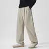 Pantalones Casuales de Estilo Lujo Ligero Old Money para Viajes Urbanos Anyang Otoño 2026 Nuevos Pantalones de Pierna Ancha Plisados Sueltos Transfronterizos