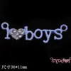 Novo Produto Criativo Acessórios de Letra DIY Amor Diamante Material de Liga Acessórios Versáteis DIY Acessórios de Beleza Strass