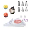 Amazon Juego de 120 Boquillas para Decorar Pasteles, Manga Pastelera Desechable, Boquilla para Decorar Pasteles, Raspador de Crema