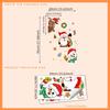 Bm8707 Dibujo Animado Papá Noel Decoración de Regalo Pegatina de Pared Dormitorio Sala de Estar Pared de Fondo Decoración del Hogar Pegatina de Pared Autoadhesiva