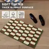 Tapete de Chão Absorvente Imitação de Caxemira Simples para Banheiro Porta de Banheiro Tapete de Banheiro Quarto de Banheiro Tapete para Pés