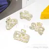 Nuevo Clip para Flequillo Francés, Exquisita Pinza para el Cabello de Perla Pequeña, Clip de Tiburón de Joyería de Gama Alta de Nicho para Cabello Semi-Recogido