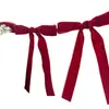 24 Piezas en Stock Etiquetas de Regalo con Lazo de Terciopelo Decoraciones para Árbol de Navidad Lazos de Cinta Lazos para Coronas Adornos Colgantes