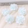 Ramo de Flores Artificiales Tela Flores Pequeñas Lila Flor Falsa Cabeza de Flor Rosa Realista Accesorio para el Cabello Hecho a Mano Materiales para Manualidades Flores para Bodas
