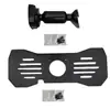 Suporte especial para placa traseira de carro especial clipe traseiro conjunto de base fixo mídia de streaming gravador de condução espelho retrovisor interno Universal