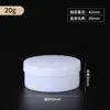 Atacado de Fábrica Pote de Creme 5g 20g 50g Caixa de Pomada Plástica Caixa Recarregável de Viagem para Cosméticos Caixa de Creme Facial Caixa Recarregável de Viagem