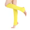 Cubrepiernas de Baile Latino para Adultos Europeos y Americanos Calentadores de Piernas de Lana Deportivos Tejidos Calentador de Pies de Yoga Calcetines