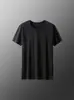 Camiseta de Malla para Hombre de Verano de Secado Rápido de Manga Corta con Cuello Redondo Delgada Transpirable Casual Ropa de Fitness Camiseta de Exportación Transfronteriza