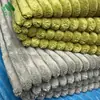 Spot boutique jacquard poliéster 2,5 pontos listra grossa veludo cotelê tecido para roupa de brinquedo tecido veludo cotelê tecido para capa de sofá tecido