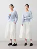 Blusa Transpirable de Lino de Bambú para Mujer Momaik 2026 Nuevo Estilo Primavera Cuello Henry Top Relajado Protección Solar 10199