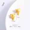 El color a largo plazo no se desvanece Oro arena de Vietnam zodiaco accesorios diy collar pulsera colgante con cuentas para hombres y mujeres parejas
