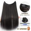 Peluca para Mujer de Una Pieza de Cabello Largo Rizado Ultrafina Extensión de Cabello Volumen Cabello Esponjoso Extensión de Cabello Natural Onda Grande Sin Marcas Extensión de Cabello Invisible