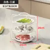 Bandeja de Preparo para Cozinha Multifuncional com Rack para Preparo de Alimentos para Casa, Panela Quente, Rack com Compartimentos para Frutas e Vegetais, Organizador de Armazenamento para Cozinha