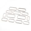 Hebilla Rectangular, Accesorios de Ferretería para Equipaje, Hebilla de Ajuste Metálica, Decoración de Ropa, Hebilla de Esquina, Botón de Cinturón para Cortavientos