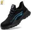 Zapatos Nuevos de Protección Laboral para Hombre, Anti-Impacto, Anti-Perforación, Zapatos de Trabajo Protectores, Ligeros, Transpirables, Zapatos Seguros de Protección Laboral