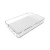 Plato Escurridor de Lujo Ligero para el Hogar PET Nuevo Rectline Bandeja de Té Sala de Estar Vaso de Agua Taza de Té Taza de Café Almacenamiento Bandeja de Té
