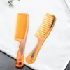 Peine antiestático de tendón de res plegable constantemente no pierde dientes peine de dientes anchos mango largo peine de cuerno de plástico hombres y mujeres peine pequeño de masaje
