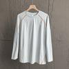 ¡Protección Solar de Bloques de Color! Camiseta de Manga Larga Base de Manga Raglán Unisex Delgada de Secado Rápido para Deportes Ciclismo Exterior Refrigerante