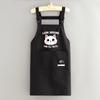 Delantal de Moda Repelente al Agua de Manga Larga para Cocina Ropa de Trabajo para el Hogar para Cocinar y Catering Delantal Especial para Trabajo Bata con Estampado