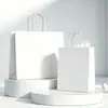 Bolsas de Papel Kraft Personalizadas, Bolsas de Mano con Logo Impreso, Bolsas de Empaque para Tiendas de Ropa y Regalos de Repostería