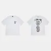 Camiseta de Manga Corta Stus de Alta Calidad Transfronteriza Letra Correcta Pesada Versión Alta Marca de Moda Americana Pareja Hombres y Mujeres