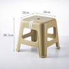 Taburete Bajo Espesado de Plástico para Uso Doméstico, Apilable, Silla Duradera Antideslizante para Mesa de Comedor, Taburete de Plástico Resistente, Banco de Repuesto, Taburete para Cambiar Zapatos