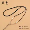 Cordón para colgante de perlas y ágata tejido a mano, cordón de collar ajustable para colgantes de Pixiu de jadeíta y hebilla de paz