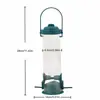 Comedero para Pájaros Loro Antiderrames Antisalpicaduras Comedero para Pájaros Balcón Ventana Exterior Caja de Comida Colgante Tipo Universal