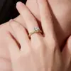 Anillo de Plata S925 con Moissanita de 1 Quilate de Venta Caliente Europea y Americana Transfronteriza Lujo Accesible Anillo de Cuatro Garras Suministro Directo de Fábrica