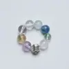 Tranquilidade SonhadoraPulseira de Cristal Natural Pulseira de Cristal Limão Pulseira de Lavanda para Mulheres Pulseira de Presente Versátil Venda por Atacado