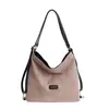 Bolso de Mano Casual Retro con Textura Mate para Mujer Principios de Otoño Gran Capacidad Versátil Multiusos Mochila de Viaje Bolso Cruzado