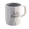 Taza de enjuague bucal creativa linda taza de cepillo de dientes simple dormitorio portátil hogar pareja estudiante taza de lavado con asa cubo de dientes