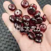 Cuentas de Moneda de Jade Rojo Sangre, Cuentas de Ábaco de Ámbar Imitación, Pulsera, Collar, Cuentas Espaciadoras, Cuentas para Joyería DIY