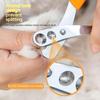 Cortauñas para Gatos y Perros con Diseño Recién Mejorado y Dos Orificios de Corte Circulares de Diferente Tamaño(2mm&4mm)-Evita Cortar Demasiado las Uñas de tu Mascota - Set Profesional de Cortauñas para Mascota
