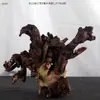 Pequeño Coral de Madera Flotante Natural para Paisajismo de Acuario, No Necesita Hervir, Incluye Raíces de Árbol, Raíces de Azalea, Pomelo Morado y Decoraciones para Tanque de Selva Tropical