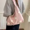 Bolso de Terciopelo Gamuzado para Mujer 2026 Nuevo Estilo Tendencia Otoño Retro Milanés Bolso Tote para el Trabajo Bolso de Hombro de Gran Capacidad