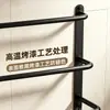 Toallero de acero inoxidable para el hogar transfronterizo, estante con ganchos para montar en la pared para baño y cocina detrás de la puerta, toallero