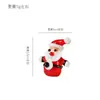 Adornos de Vidrio de Zibo Artesanías Productos de Vidrio Regalo de Navidad Papá Noel Muñeco de Nieve Decoración Festiva