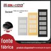 Fornecimento transfronteiriço de acessórios de hardware retangular liga de alumínio respirável gabinete radiador grade guarda-roupa rede de ventilação