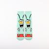 Calcetines de Dibujos Animados Anime Japonés Calcetines Casuales Deportivos Jacquard de Algodón para Mujer Calcetines de Media Caña para Pareja Calcetines de Moda Calcetines Largos para Hombre