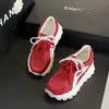 Otoño 2025 Súper Populares Aumentadores de Altura 8cm Nuevos Populares Casuales Versátiles Ligeros Zapatos Deportivos para Mujer