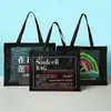Bolsa de Compras Portátil Personalizada de Gran Capacidad Bolsa de Almacenamiento Cosmético de Viaje Bolsa de Compras de Malla de un Solo Hombro Bolsa de Regalo Publicitario